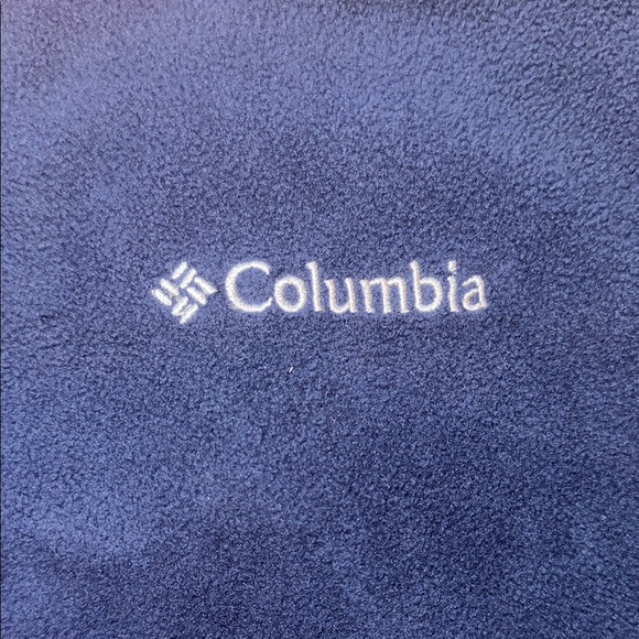 NEW Men’s Columbia Navy Blue Fleece Pullover Size L - Picture 3 of 6